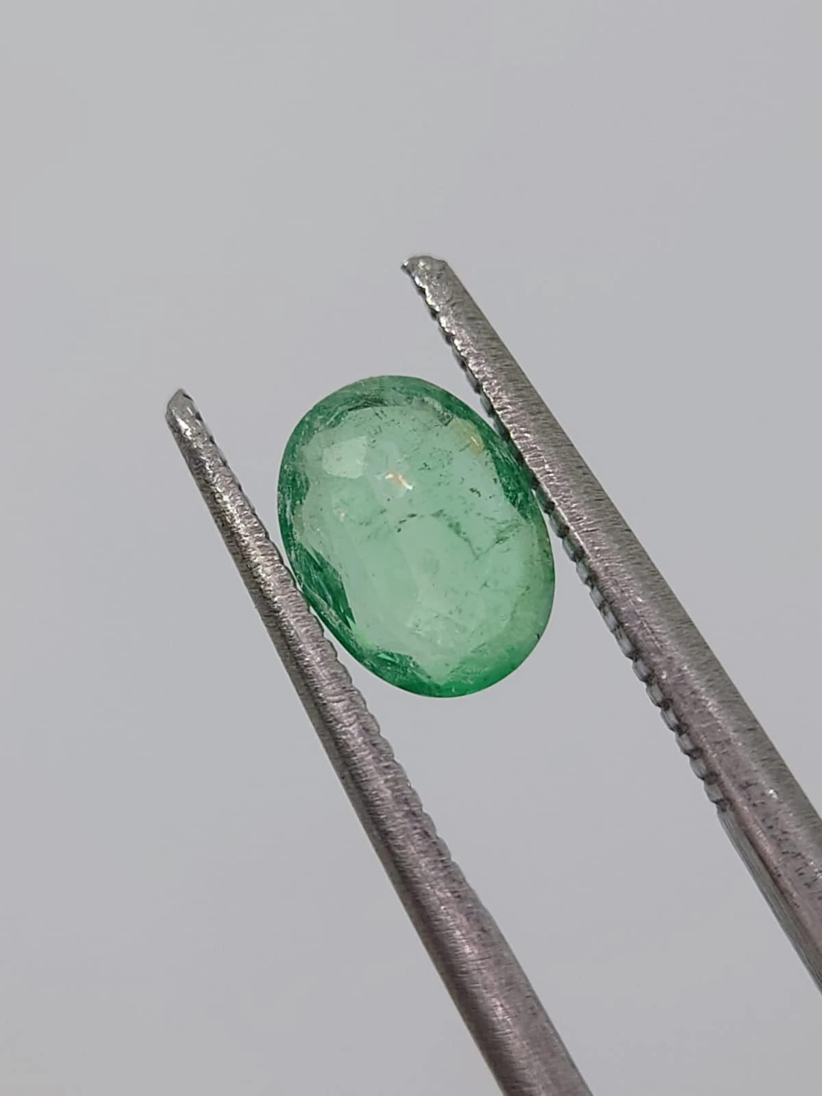 0.83ct Natural Emerald Oval Shape Loose Gemstone from Panjshir Afghanistan — view 2